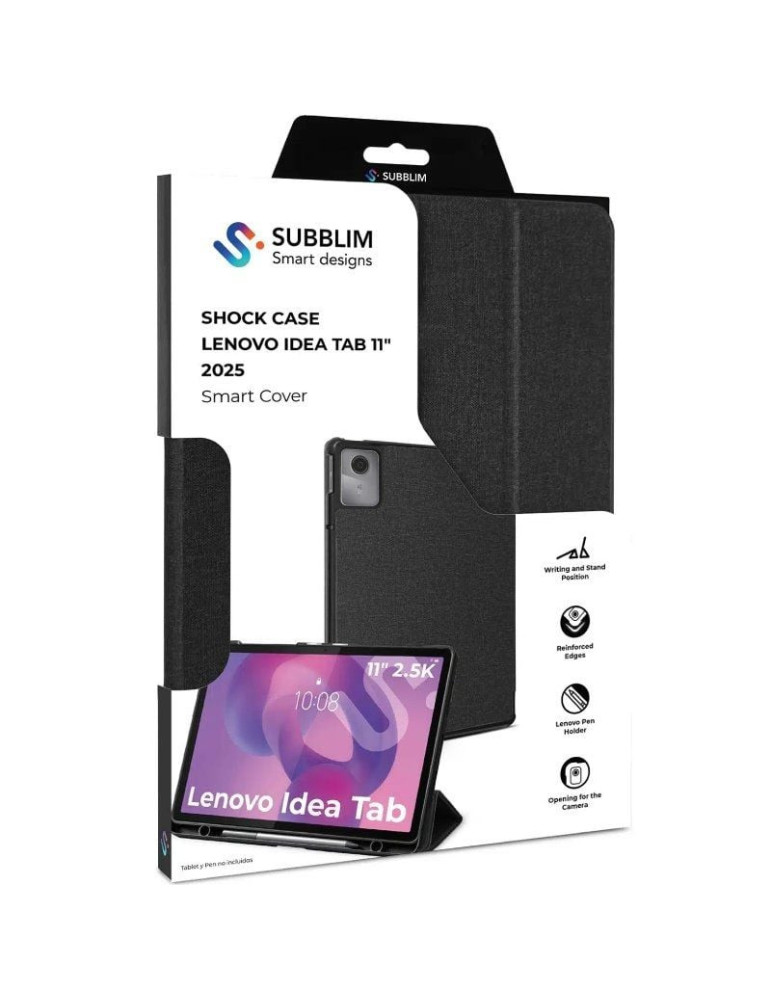 Funda Subblim Shock Case Lenovo Idea Tab 11" 2025/ Negra