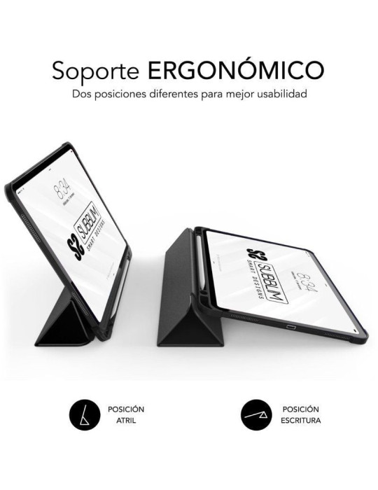 Funda Subblim Clear Shock Case para iPad Pro 11" 2024 M4/ Negra