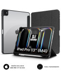 Funda Subblim Clear Shock Case para iPad Pro 12.9" 2024 M4/ Negra