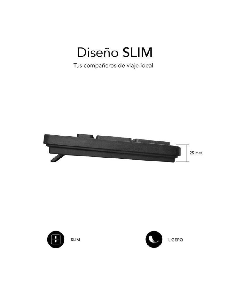 Teclado Subblim Business Slim Silencioso