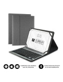 Funda con Teclado Subblim Keytab Pro Bluetooth para Tablets de 10.1"-10.8"/ Gris