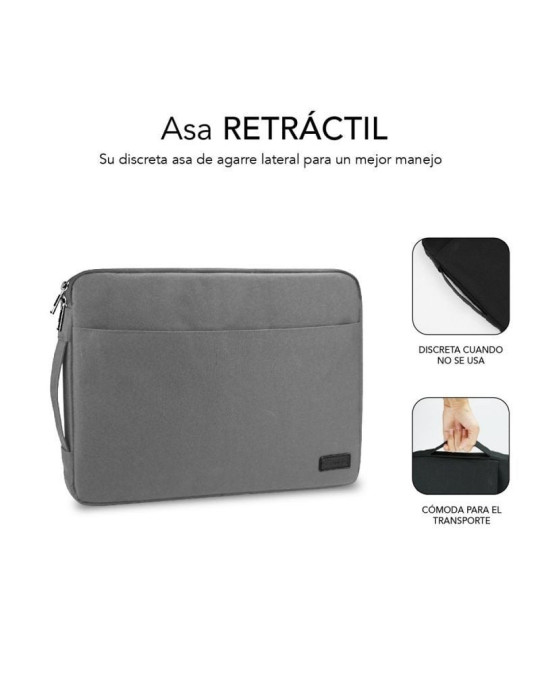 Funda Subblim Urban Laptop Sleeve para Portátiles hasta 14"/ Gris