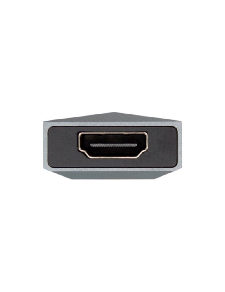Docking USB Tipo-C Aisens ASUC-4P002-GR/ 1xHDMI 4K/ 2xUSB/ 1xUSB Tipo-C PD/ Gris