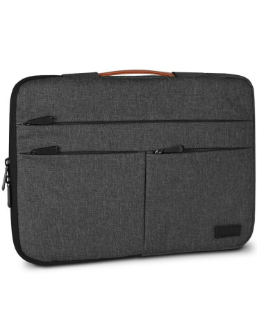 Funda Subblim Air Padding 360 Sleeve para Portátiles hasta 15.6"/ Gris Oscuro