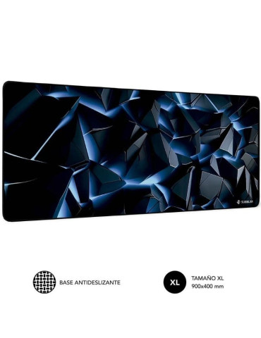 Alfombrilla Subblim Blue Obsidian XL/ 900 x 400 x 3 mm
