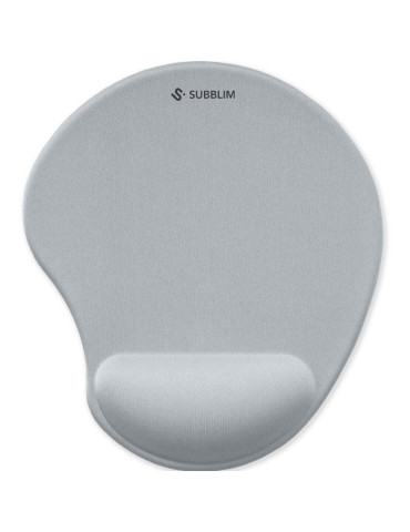 Alfombrilla Ergonómica Subblim Ergo NeoGel MousePad/ Plateada
