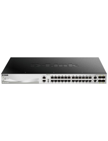 Switch Gestionable D-Link DGS-3130-30S/E 28 Puertos/ RJ-45 10/100/1000/ SFP