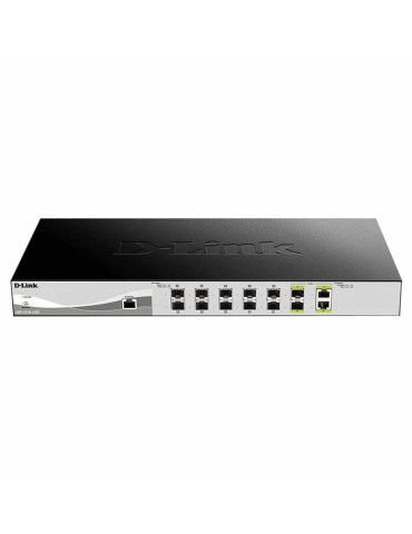 Switch Gestionable D-Link DXS-1210-12SC 10 Puertos SFP+/ 10G Ethernet 10/100/1000/ SFP