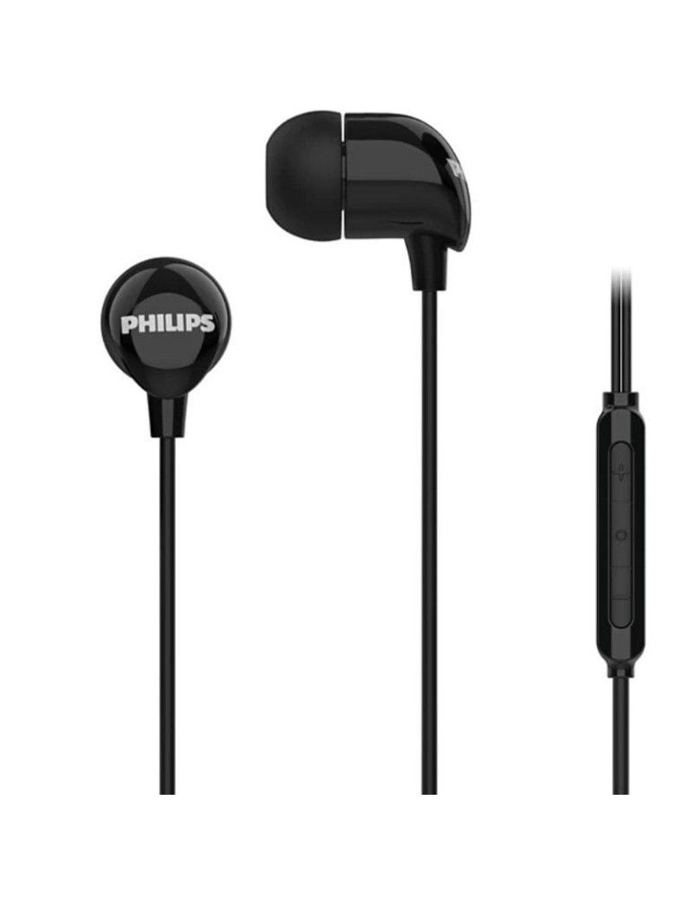 Auriculares Intrauditivos Philips SHE1405BKS/27/ con Micrófono/ USB Tipo-C/ Negros