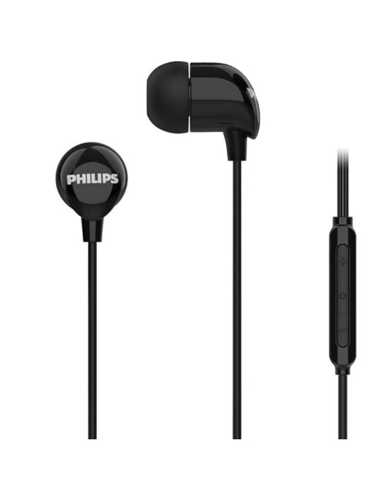 Auriculares Intrauditivos Philips SHE1405BKS/27/ con Micrófono/ USB Tipo-C/ Negros