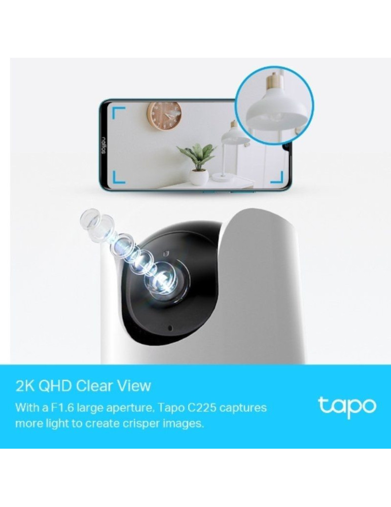 Cámara de Videovigilancia TP-Link Tapo C225/ 120 / Visión Nocturna/ Control desde APP
