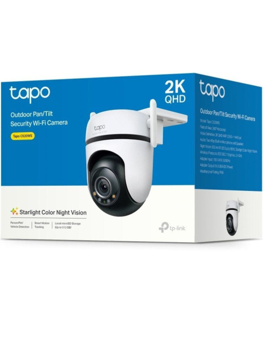 Cámaras de Videovigilancia TP-Link Tapo C520WS/ Visión Nocturna/ Control desde APP