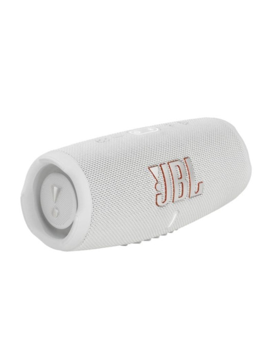 Altavoz con Bluetooth JBL Charge 5/ 40W/ 1.0/ Blanco