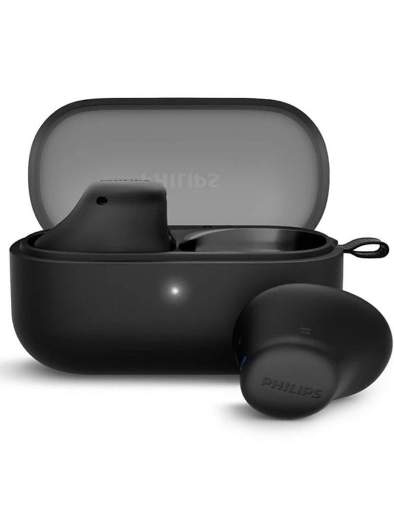 Auriculares Bluetooth Philips TAT2149 con estuche de carga/ Autonomía 6h/ Negros