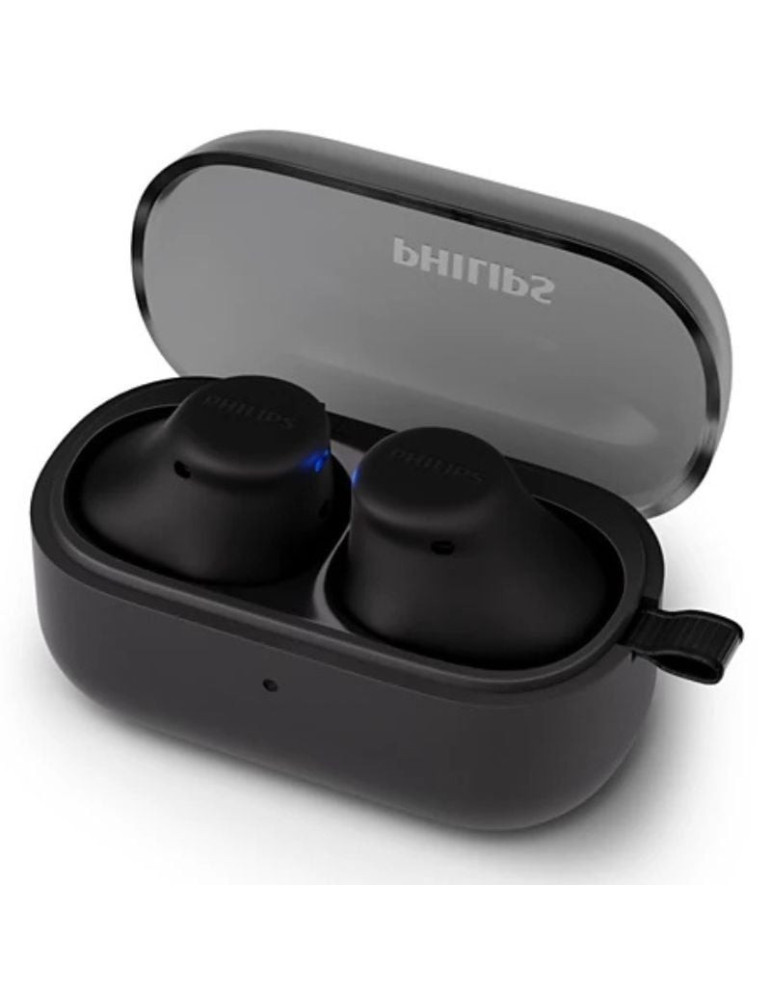 Auriculares Bluetooth Philips TAT2149 con estuche de carga/ Autonomía 6h/ Negros