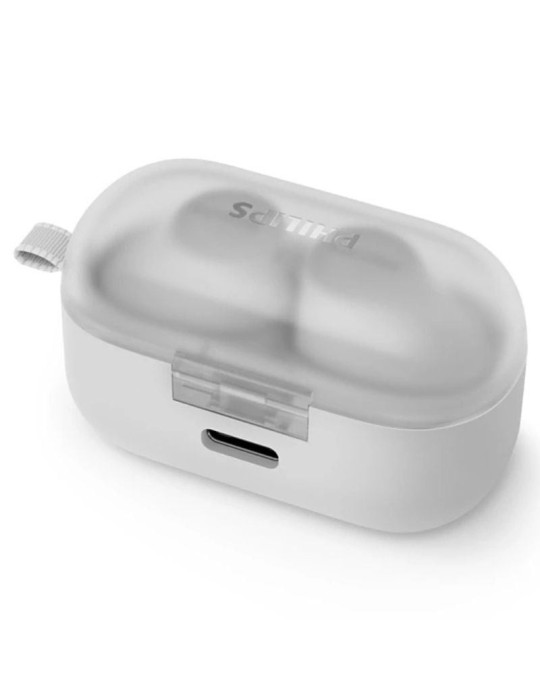 Auriculares Bluetooth Philips TAT2149 con estuche de carga/ Autonomía 6h/ Blancos
