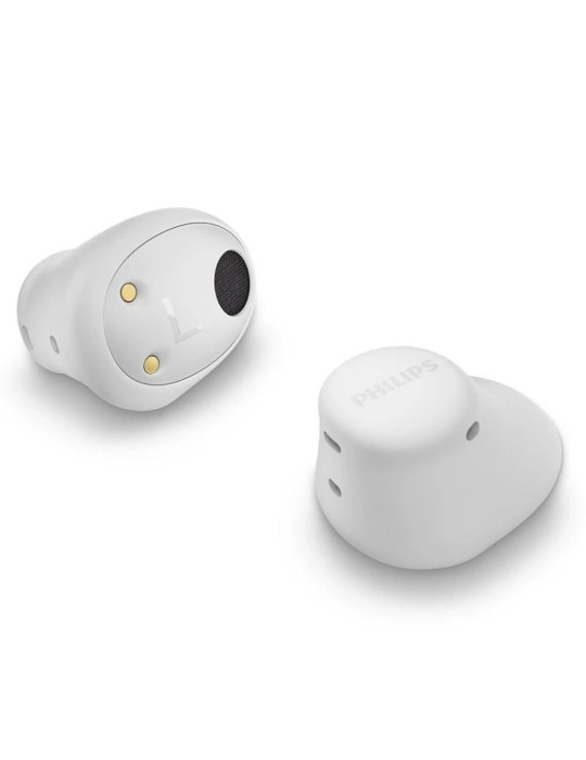 Auriculares Bluetooth Philips TAT2149 con estuche de carga/ Autonomía 6h/ Blancos