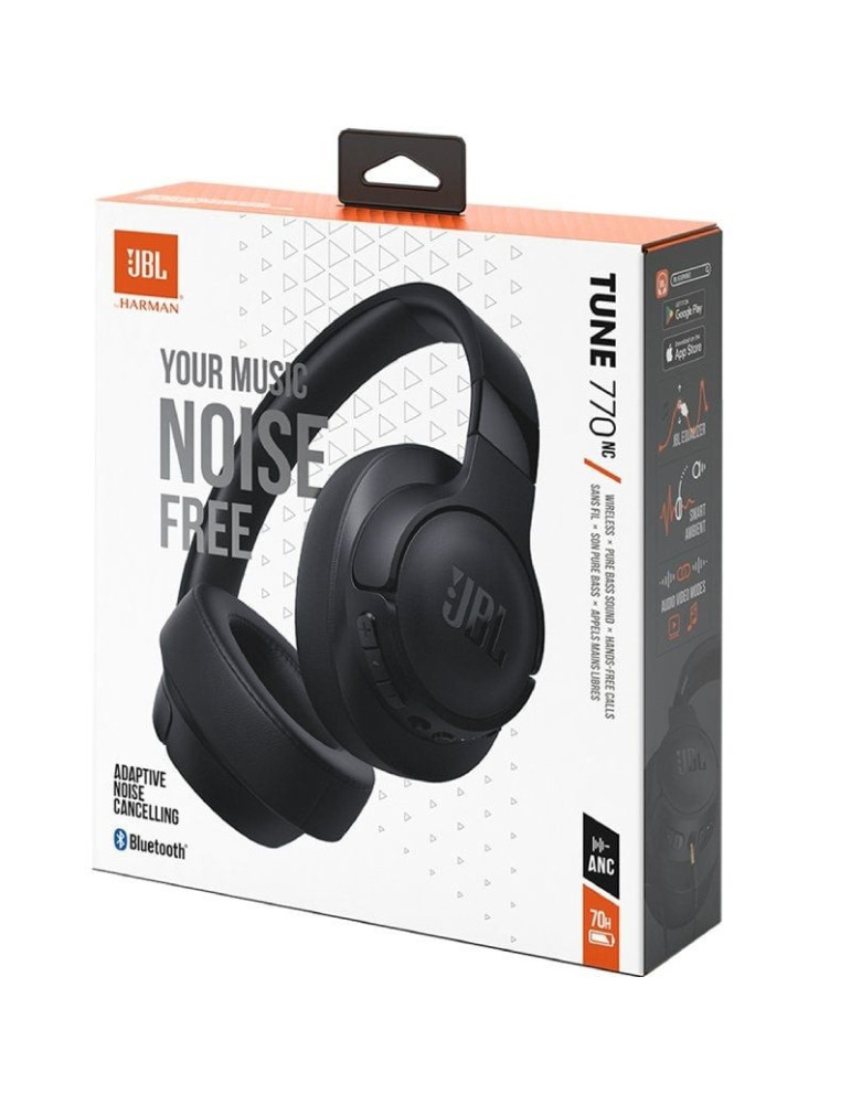 Auriculares Inalámbricos JBL Tune 770NC/ con Micrófono/ Bluetooth/ Negros