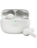 Auriculares Bluetooth JBL Wave Beam con estuche de carga/ Autonomía 8h/ Blanco
