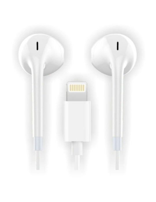 Auriculares Intrauditivos Tech One Tech earTECH HIP TEC1201/ con Micrófono/ Lightning/ Blancos