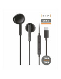Auriculares Intrauditivos Tech One Tech earTECH TEC1302/ con Micrófono/ USB Tipo-C/ Negros