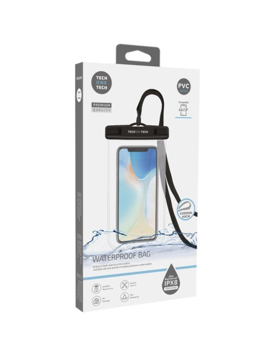 Funda Universal Impermeable para Smartphone Tech One Tech TEC2850/ Hasta 7"