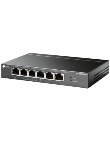 Switch TP-Link TL-SG1006PP 6 Puertos/ RJ-45 10/100/1000/ PoE++ 2