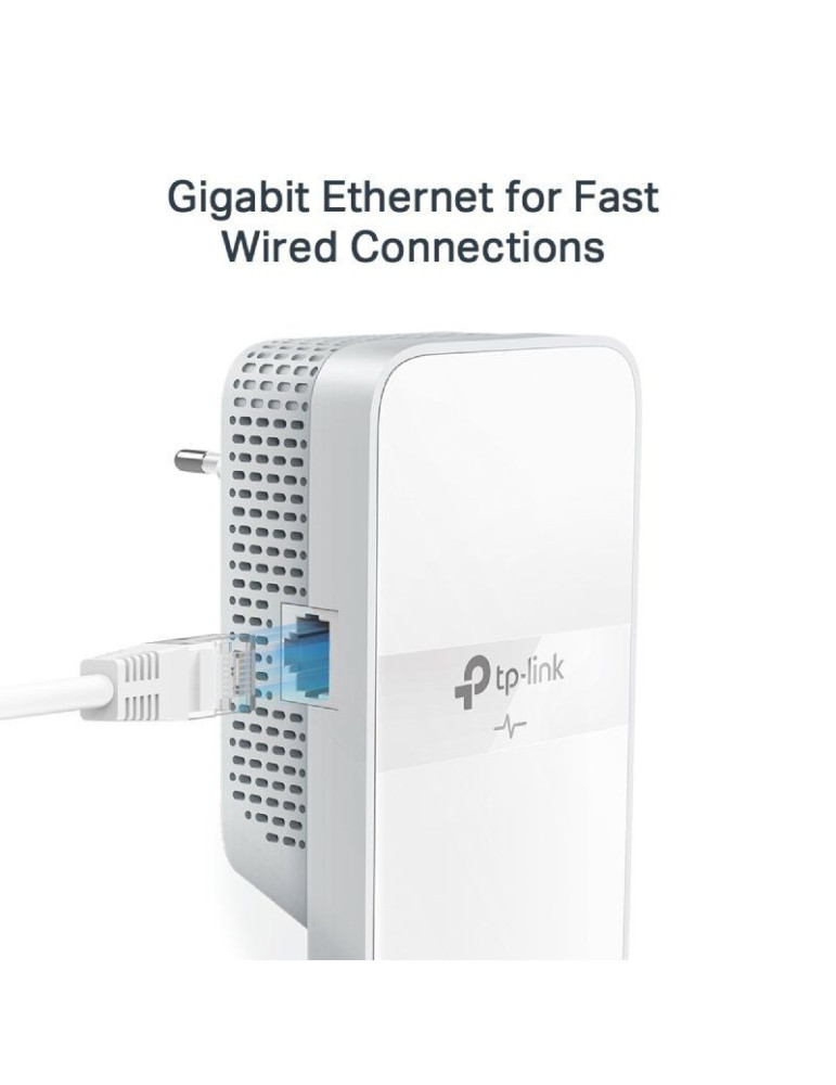 Adaptador Powerline TP-Link TL-WPA7617 KIT 1000Mbps/ Alcance 300m/ Pack de 2