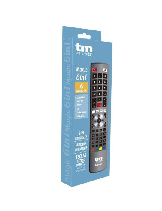 Mando Universal Magic 6 en 1 para TV Samsung/ LG/ Sony/ Panasonic/ Philips/ Hisense