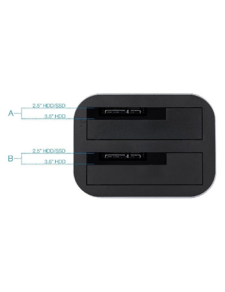 Docking Station para Discos Duros TooQ TQDS-805G