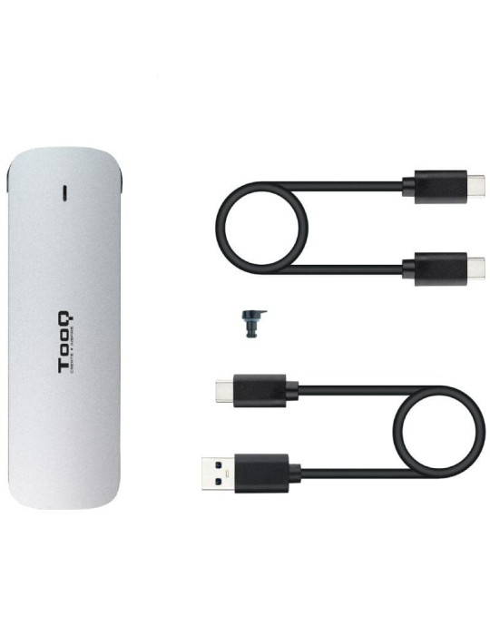 Caja Externa para Disco SSD M.2 TooQ TQE-2202S/ USB 3.1 Gen1/ Sin tornillos