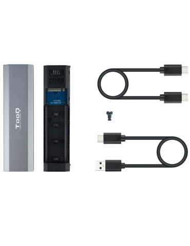 Caja Externa para Disco SSD M.2 NVMe TooQ TQE-2223G/ USB 3.2/ Sin tornillos 2