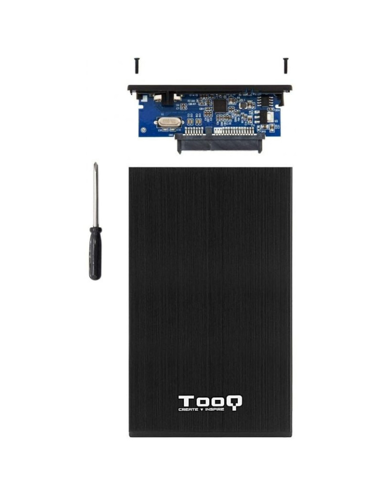 Caja Externa para Disco Duro de 2.5" TooQ TQE-2527B/ USB 3.1