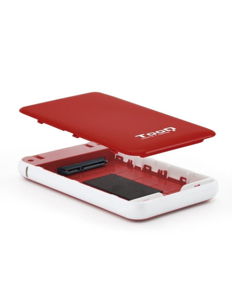 Caja Externa para Disco Duro de 2.5" TooQ TQE-2528R/ USB 3.1/ Sin tornillos