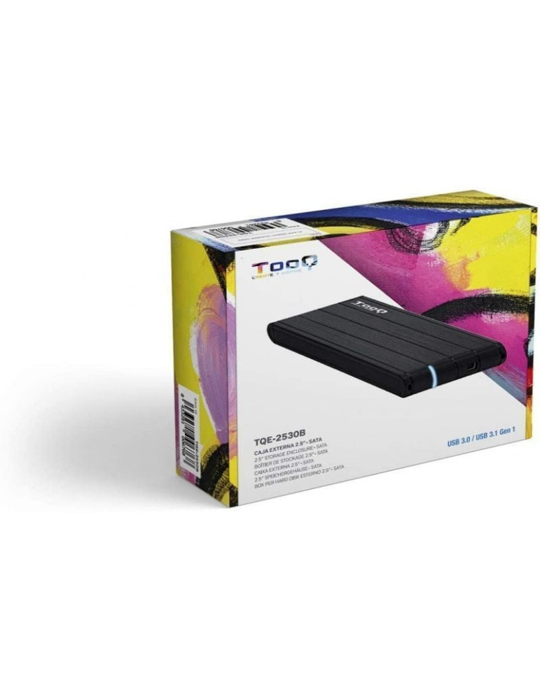 Caja Externa para Disco Duro de 2.5" TooQ TQE-2530B/ USB 3.1