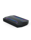 Caja Externa Gaming para Disco Duro de 2.5" TooQ TQE-2599RGB/ USB 3.1/ Sin tornillos