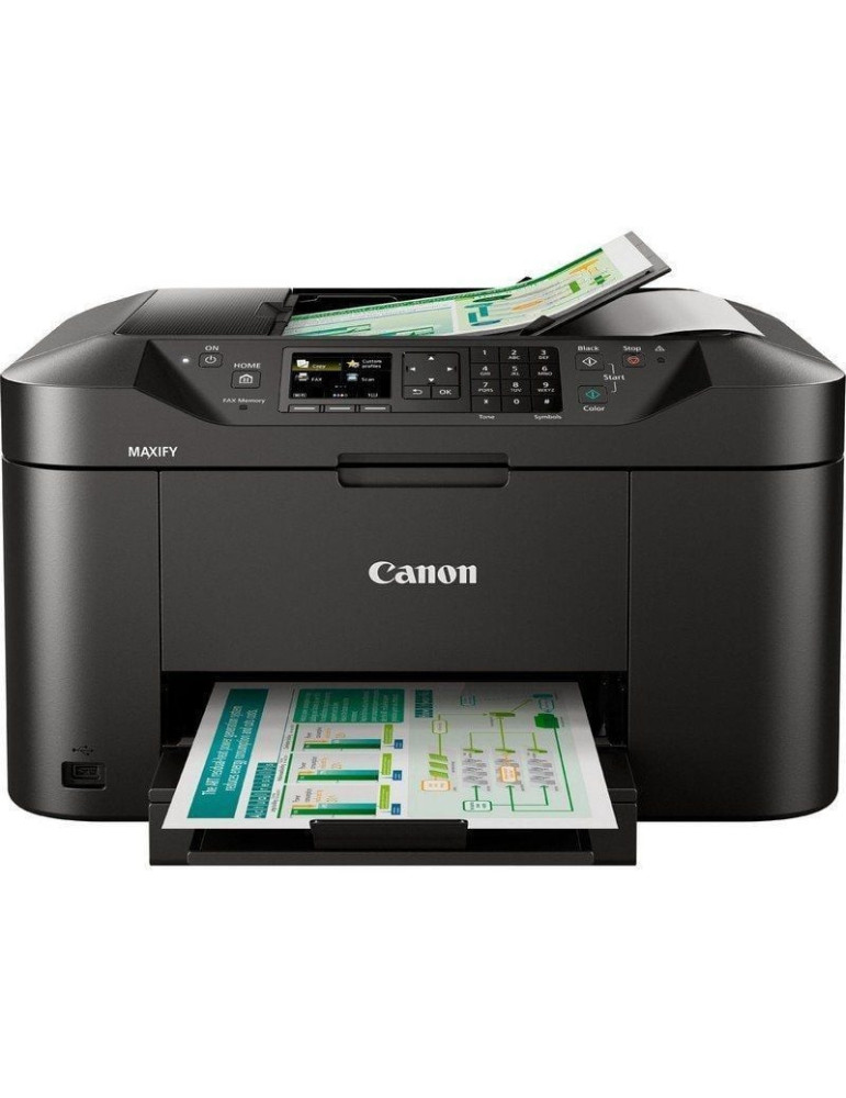 Multifunción Canon MAXIFY MB2150 WiFi/ Fax/ Dúplex/ Negra