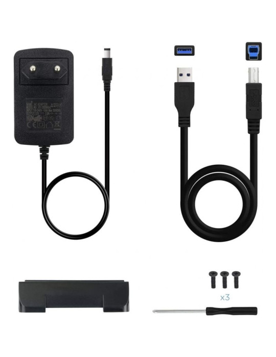 Caja Externa para Disco Duro de 3.5" TooQ TQE-3527B/ USB 3.1