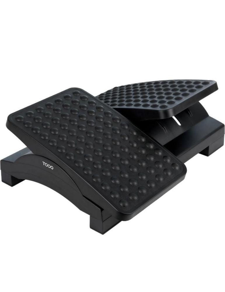 Reposapiés Ajustable/ Inclinable TooQ TQFR0604-B/ 430 x 320 x 105-130 mm