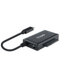 Adaptador para Discos Duros 2.5"/3.5" TooQ TQHDA-02C/ USB Tipo-C Macho - SATA
