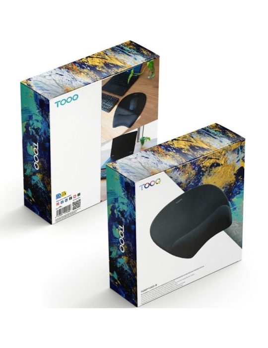 Alfombrilla Ergonómica TooQ TQMP1002-B/ 250 x 225 x 24mm