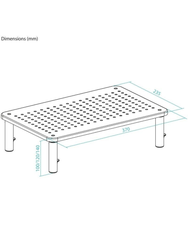 Soporte para Monitor TooQ TQMR081/ hasta 20kg