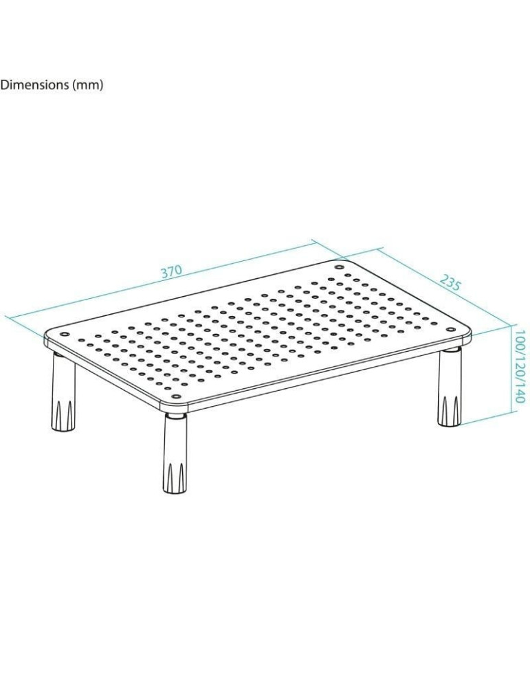 Soporte para Monitor TooQ TQMR086/ hasta 20kg