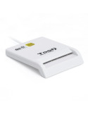 Lector de DNI TooQ TQR-210W/ USB 2.0/ Blanco