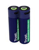Pack de 2 Pilas AA Trust 25584/ Recargables