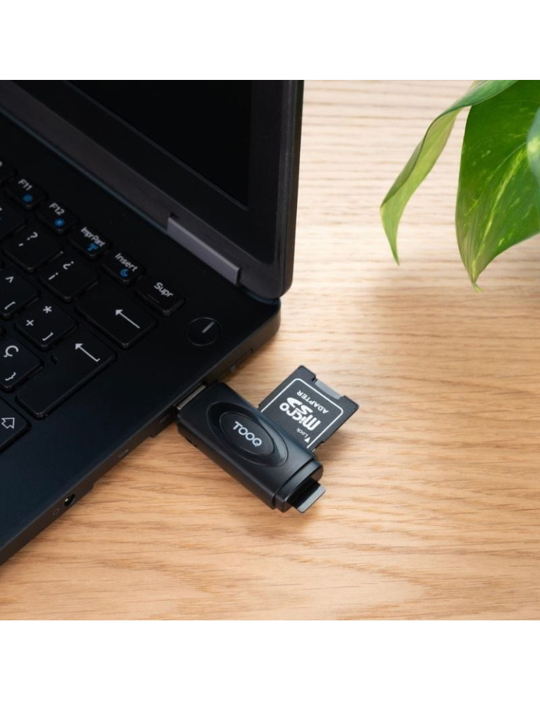 Lector de Tarjetas Externo TooQ TQR-3002B/ USB 3.0