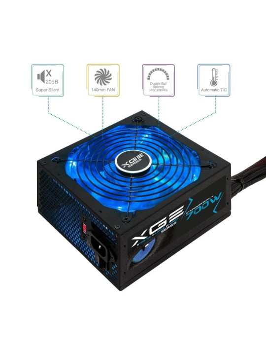 Fuente de Alimentación  TooQ TQXGEII-700SAP/ 700W/ Ventilador 14cm/ 80 Plus Bronze