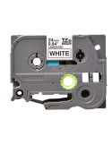 Cinta Laminada Original Rotuladora Brother TZe-251/Blanca