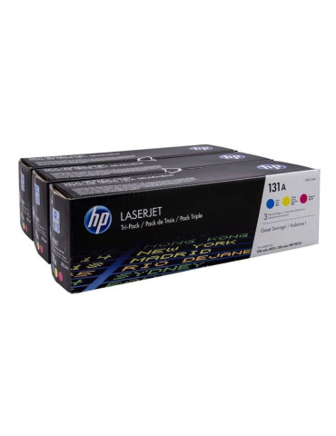 Tóner Original HP n 131A Multipack/ Cian/ Amarillo/ Magenta