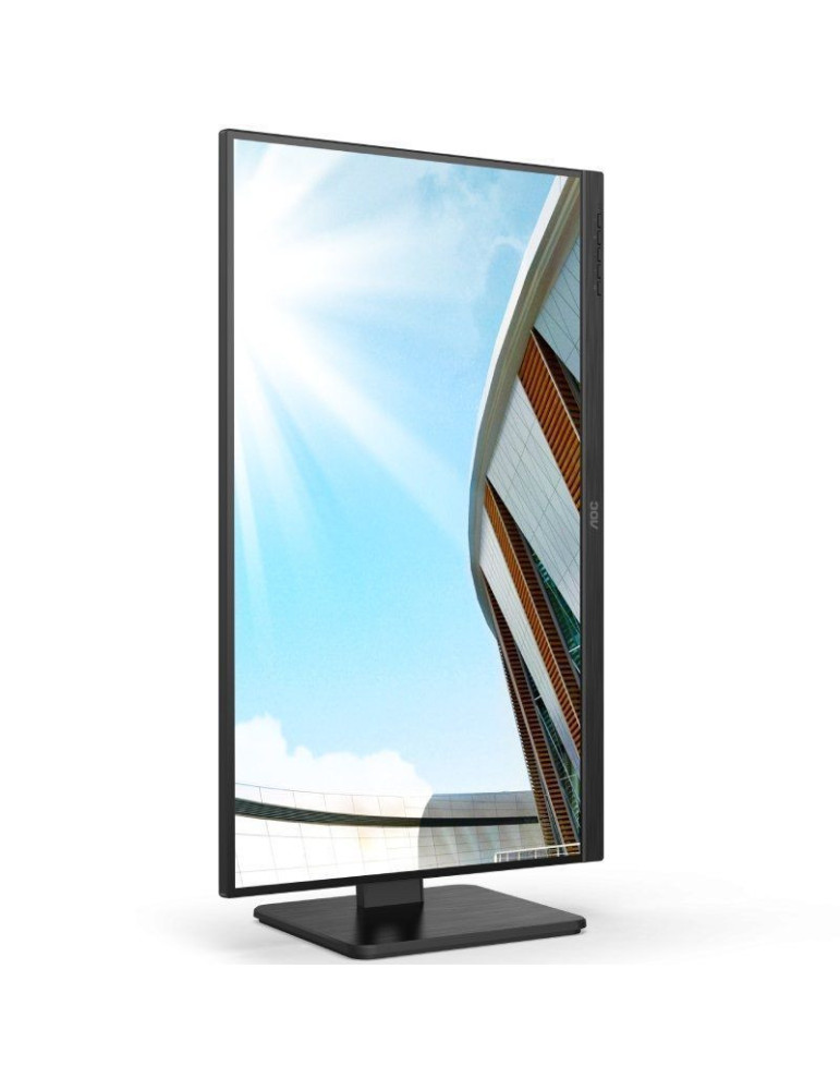 Monitor Profesional AOC U27P2CA 27"/ 4K/ Multimedia/ Regulable en altura/ Negro